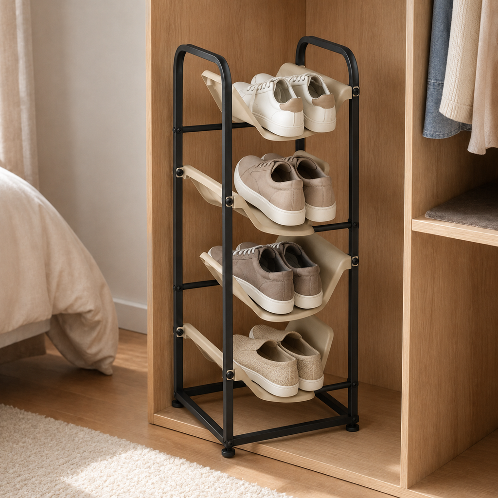 Range-chaussures vertical Double Arc