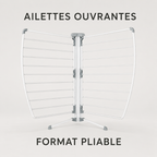 Séchoir à linge pliable Éventail