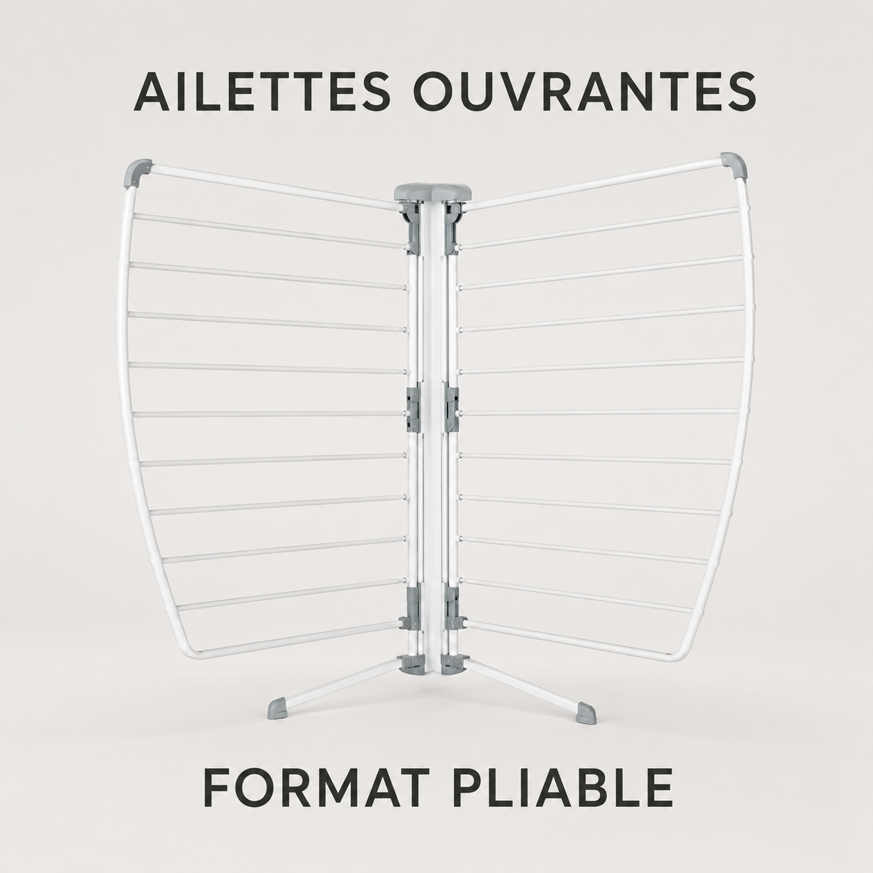 Séchoir à linge pliable Éventail