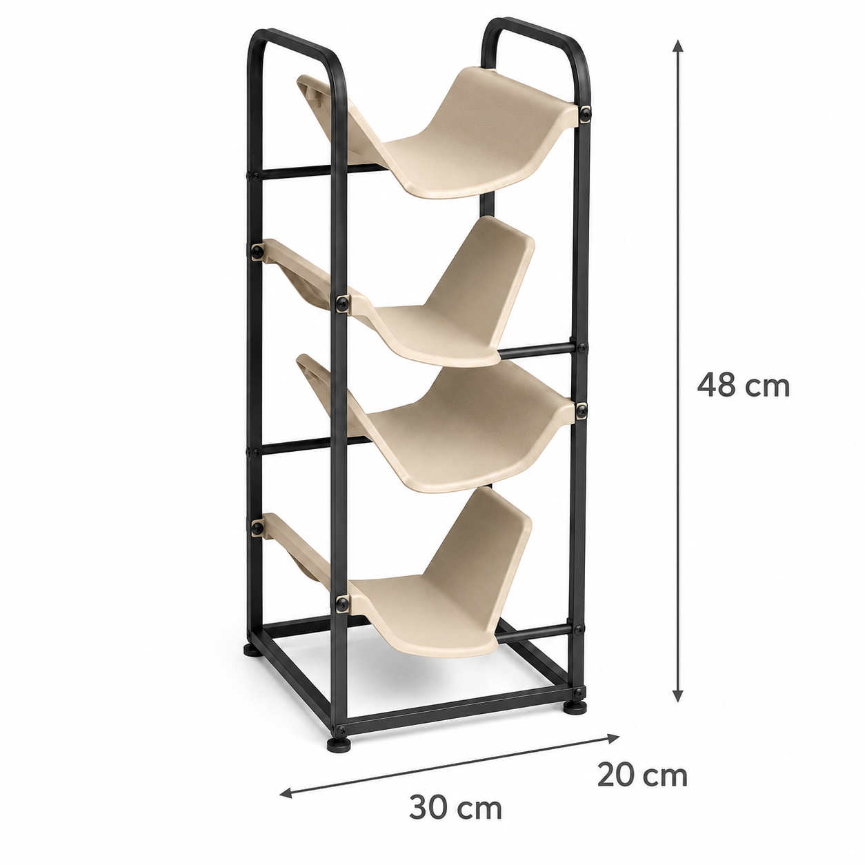 Range-chaussures vertical Double Arc
